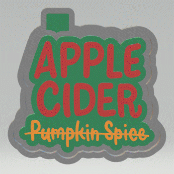 Apple Cider Silicone Mold Housing STL File