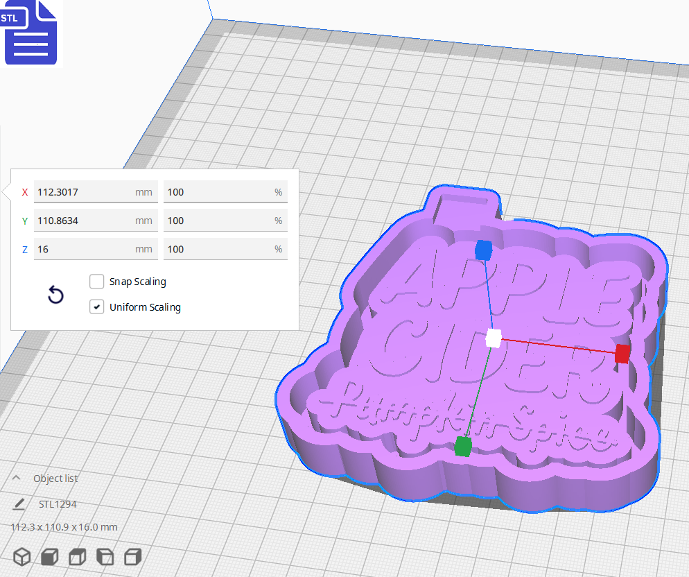 Apple Cider Silicone Mold Housing STL File