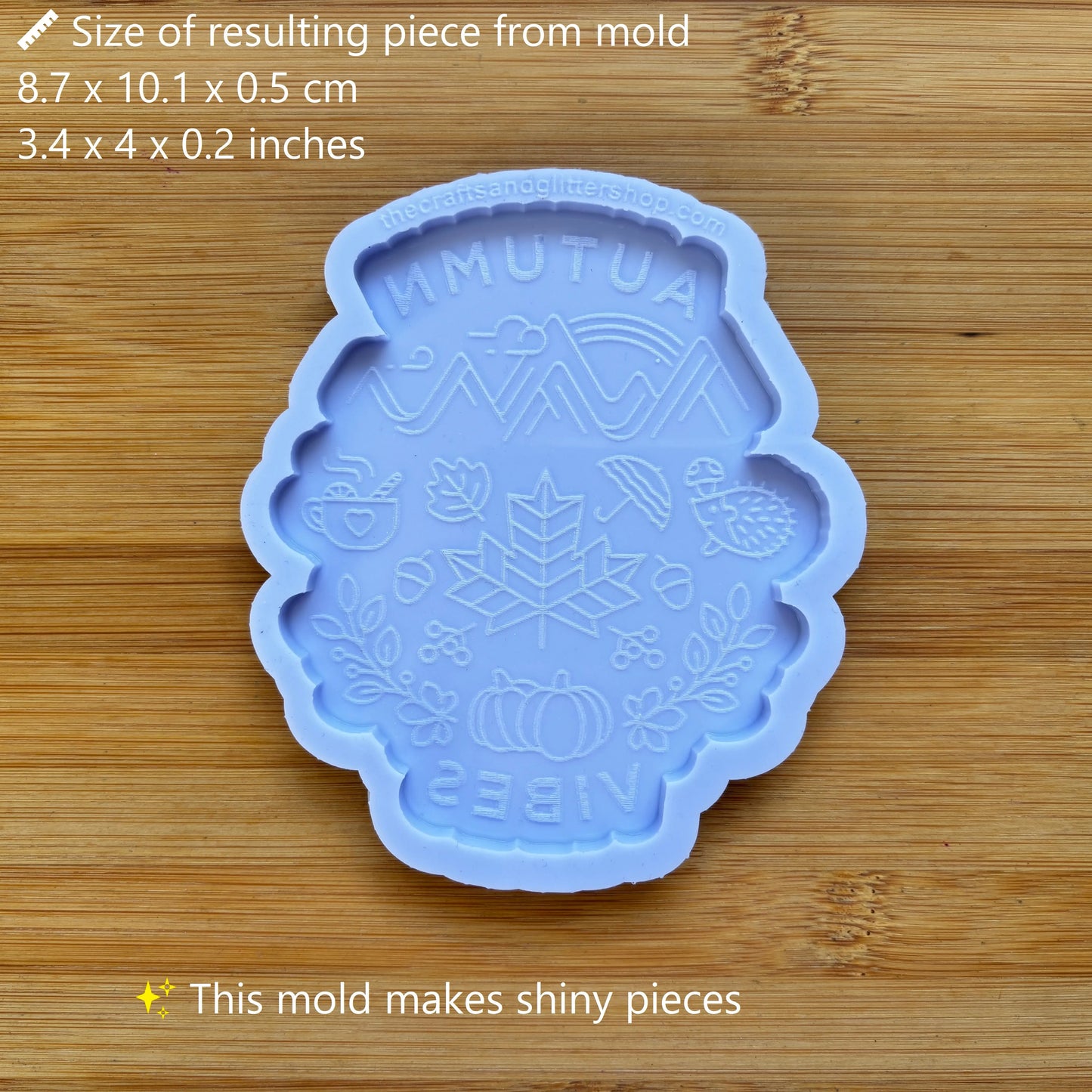 Autumn Vibes Silicone Mold - The Crafts and Glitter Shop
