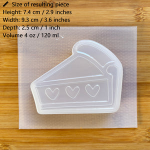 4 oz Pie Slice Plastic Mold