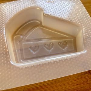 4 oz Pie Slice Plastic Mold