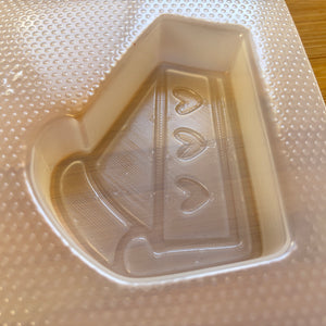 4 oz Pie Slice Plastic Mold