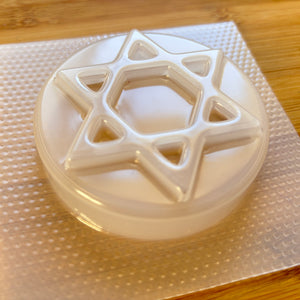 3.4 oz Star of David Plastic Mold