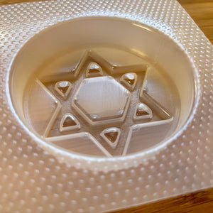 3.4 oz Star of David Plastic Mold