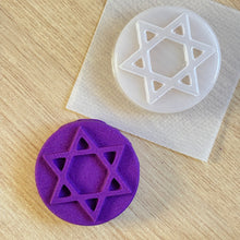 Load image into Gallery viewer, 3.4 oz Star of David Plastic Mold