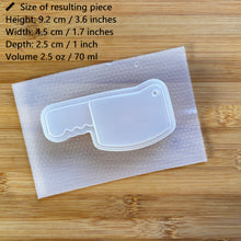 Load image into Gallery viewer, 2.5 oz Cleaver Plastic Mold