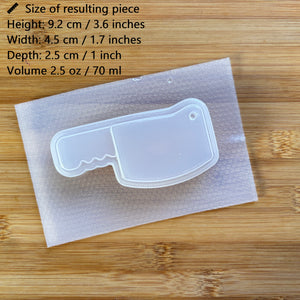 2.5 oz Cleaver Plastic Mold