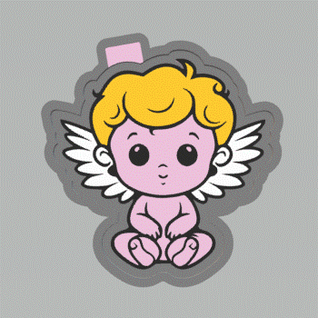 Baby Angel Silicone Mold Housing STL File