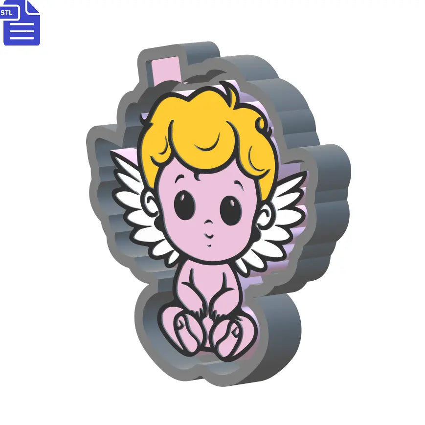 Baby Angel Silicone Mold Housing STL File