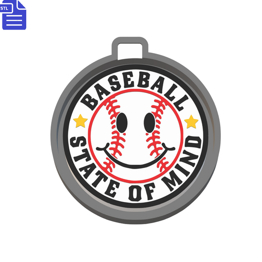 Baseball Silicone Mold Housing STL File