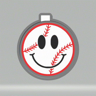 Baseball Smiley Silicone Mold Housing STL File