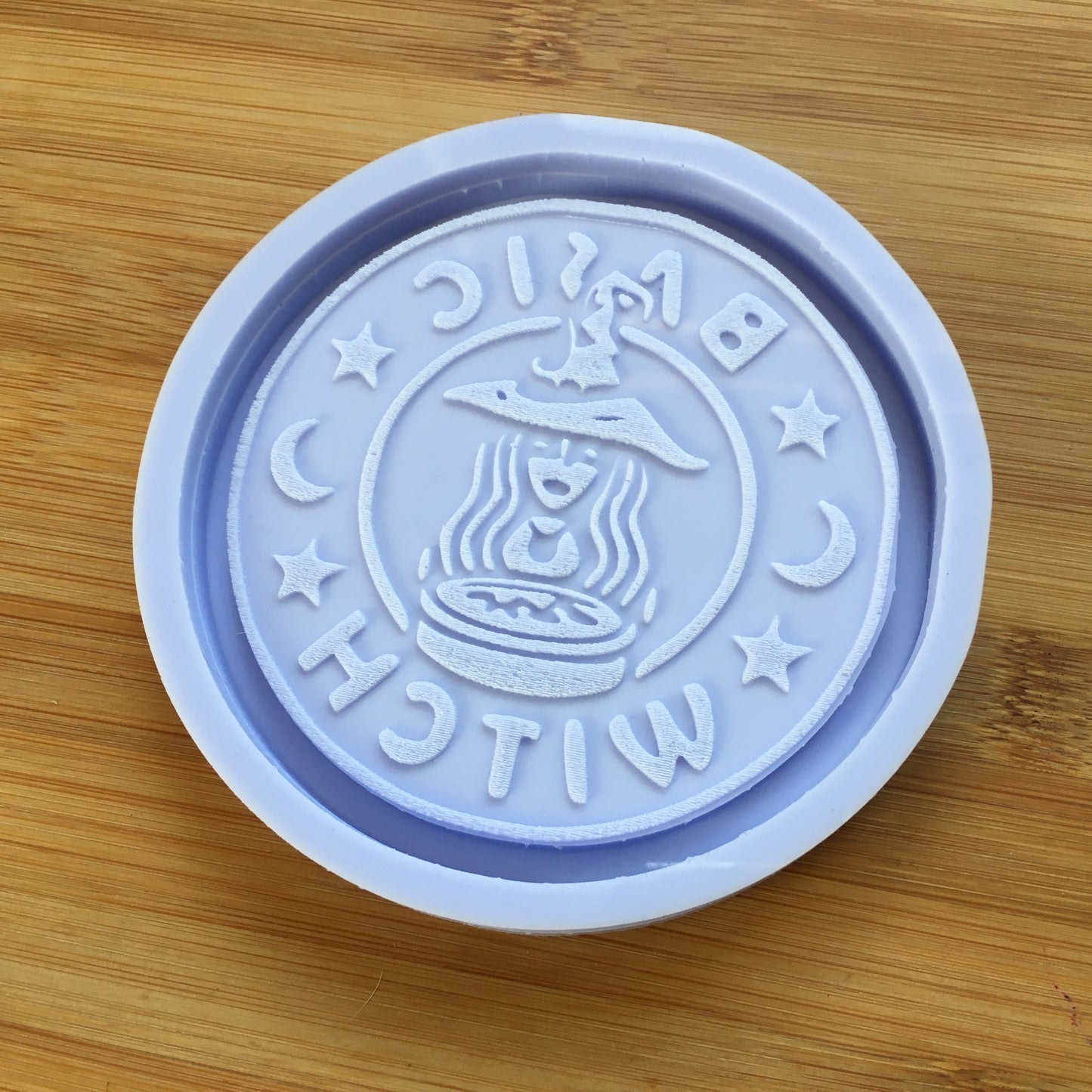 Basic Witch Coaster Shaker Silicone Mold