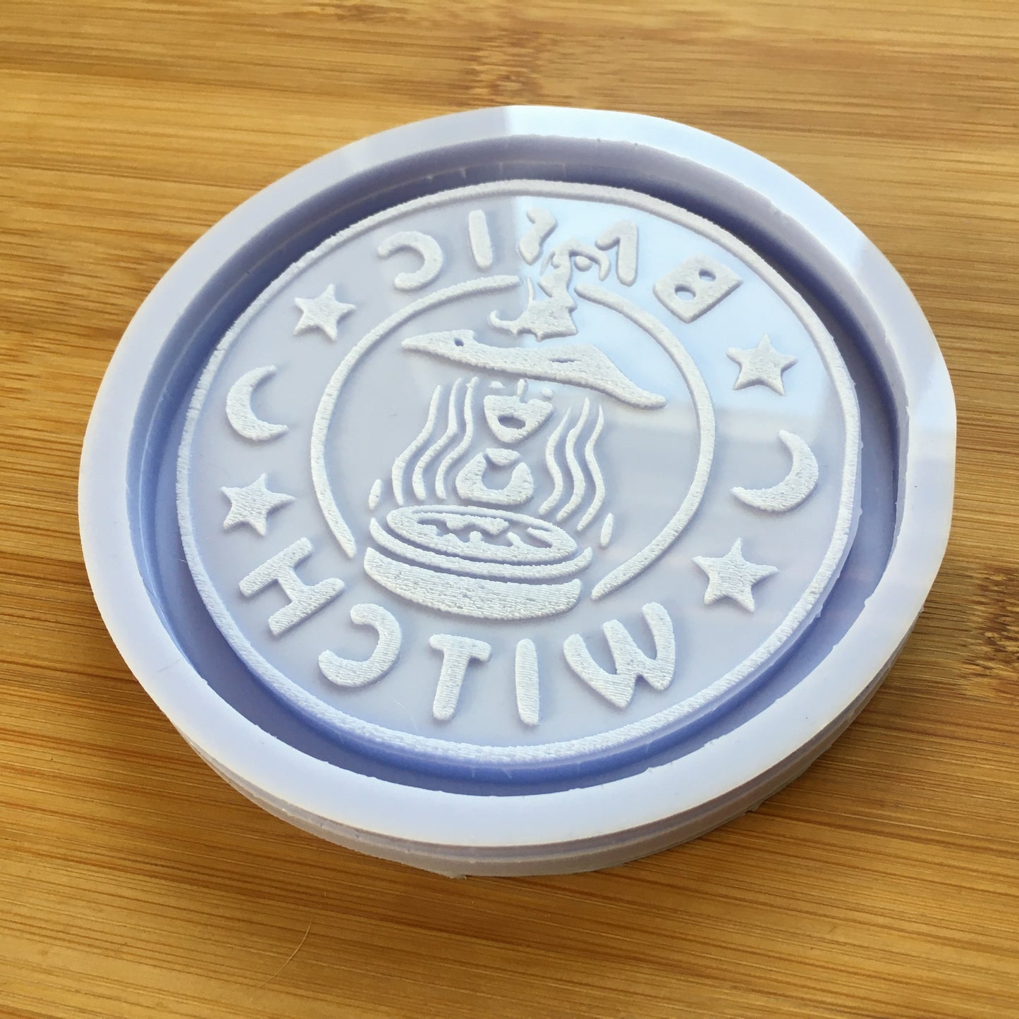 Basic Witch Coaster Shaker Silicone Mold