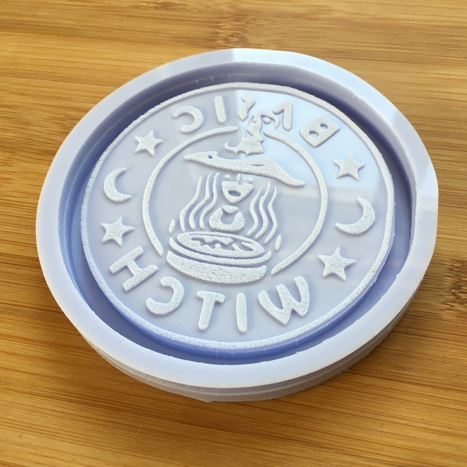 Basic Witch Coaster Shaker Silicone Mold