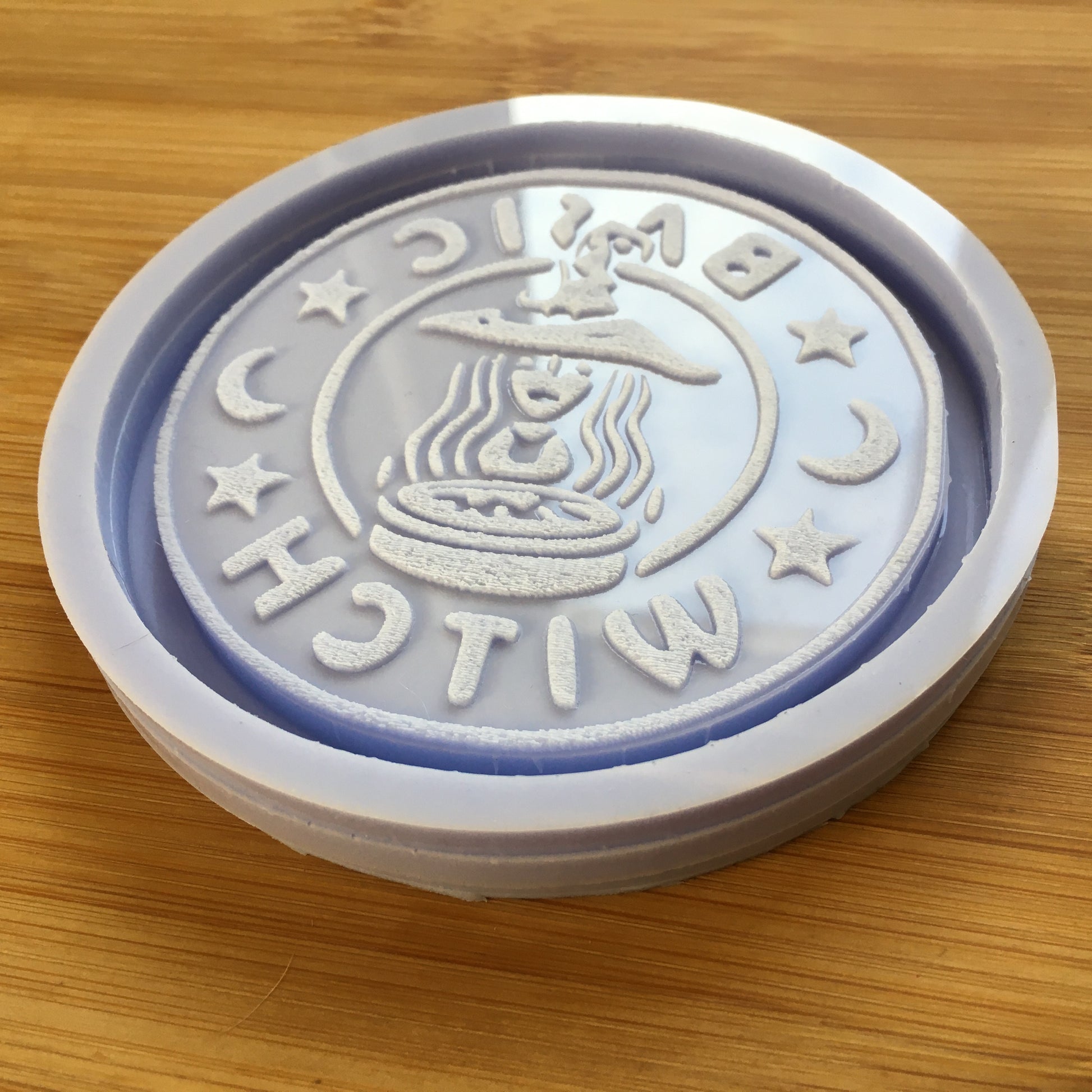 Basic Witch Coaster Shaker Silicone Mold