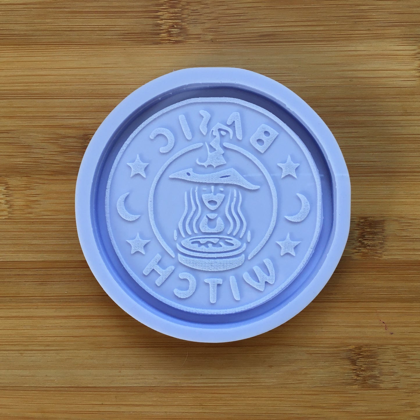 Basic Witch Coaster Shaker Silicone Mold
