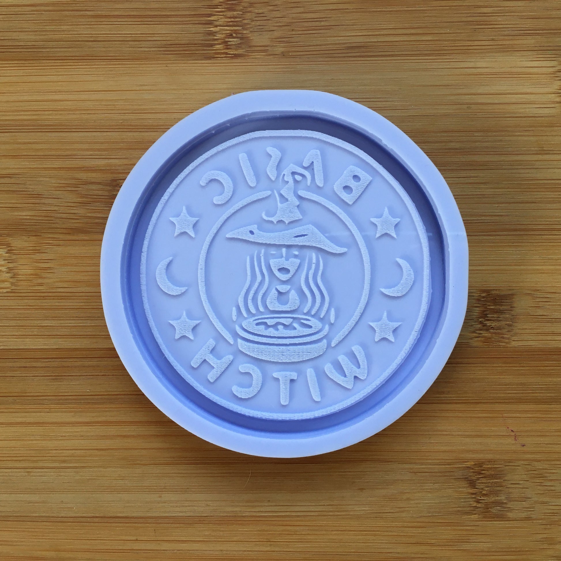 Basic Witch Coaster Shaker Silicone Mold