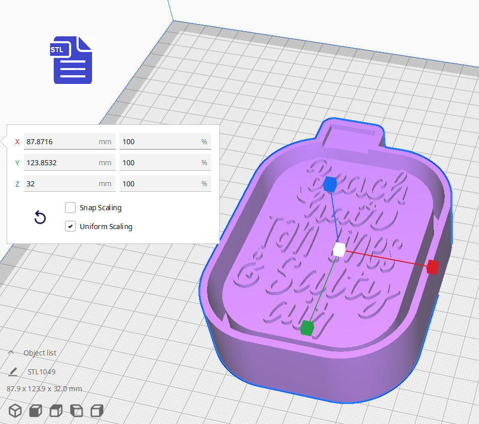 Beach Hair Silicone Mold Housing STL File