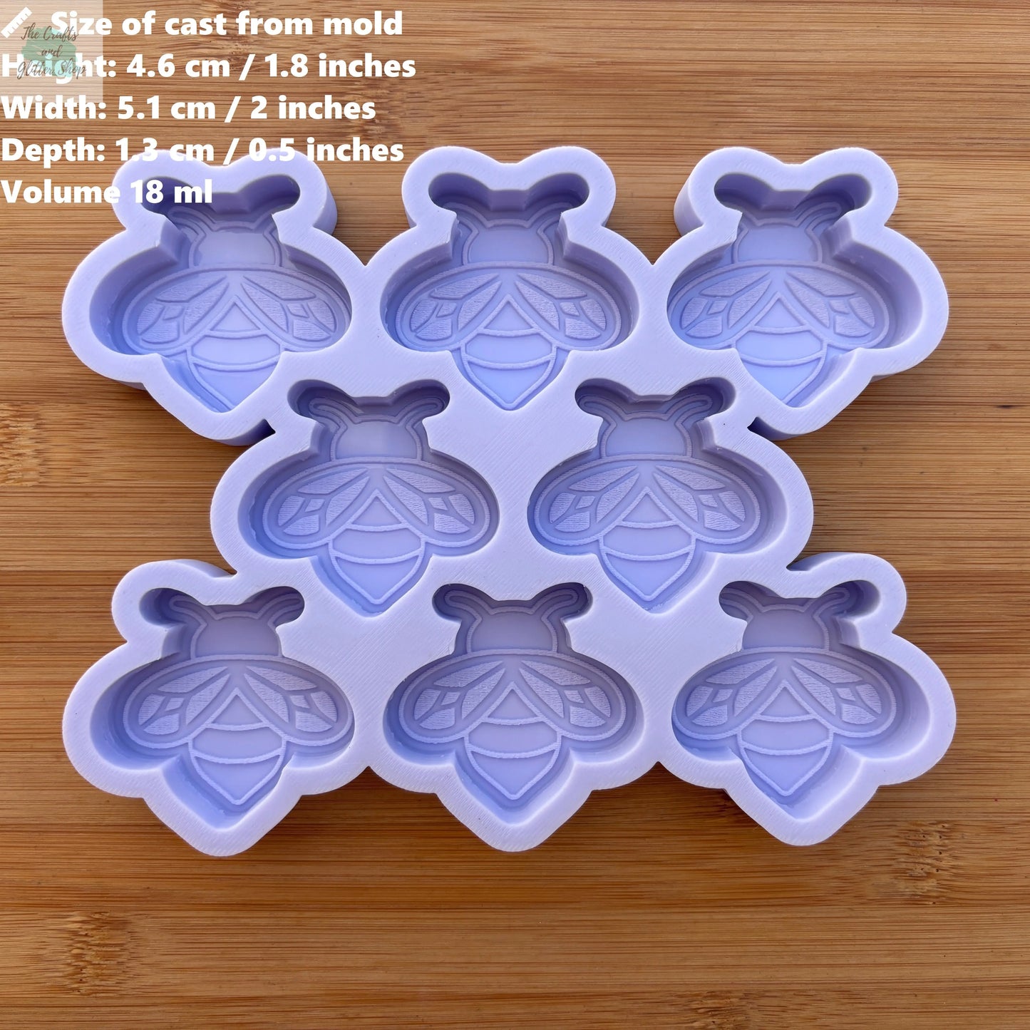 Bee Silicone Mold - The Crafts and Glitter Shop