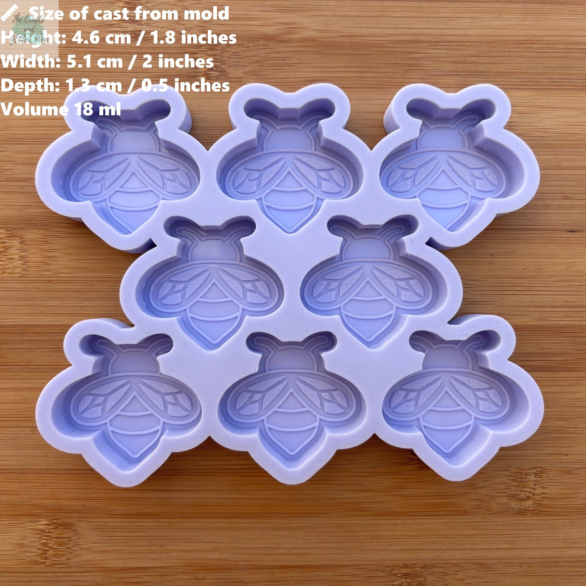 Bee Silicone Mold - The Crafts and Glitter Shop