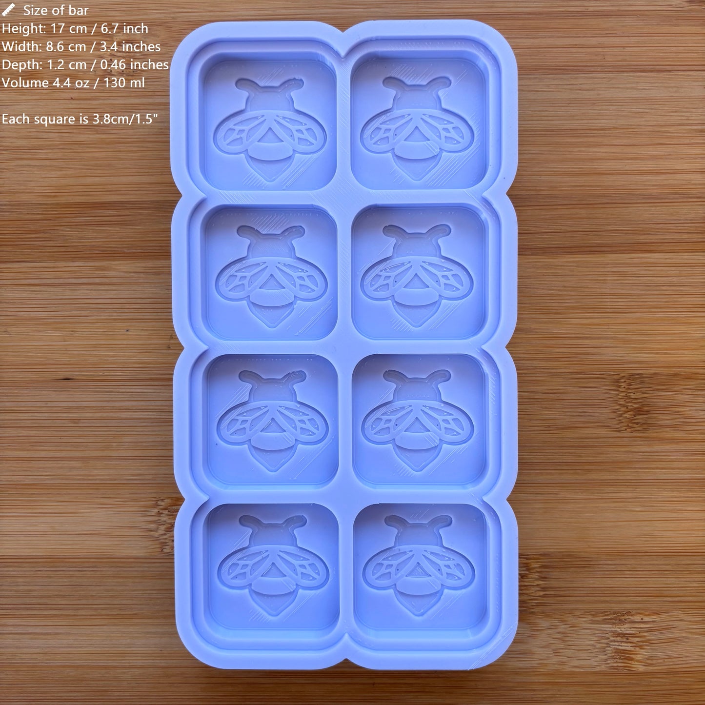 Bee Snap Bar Silicone Mold