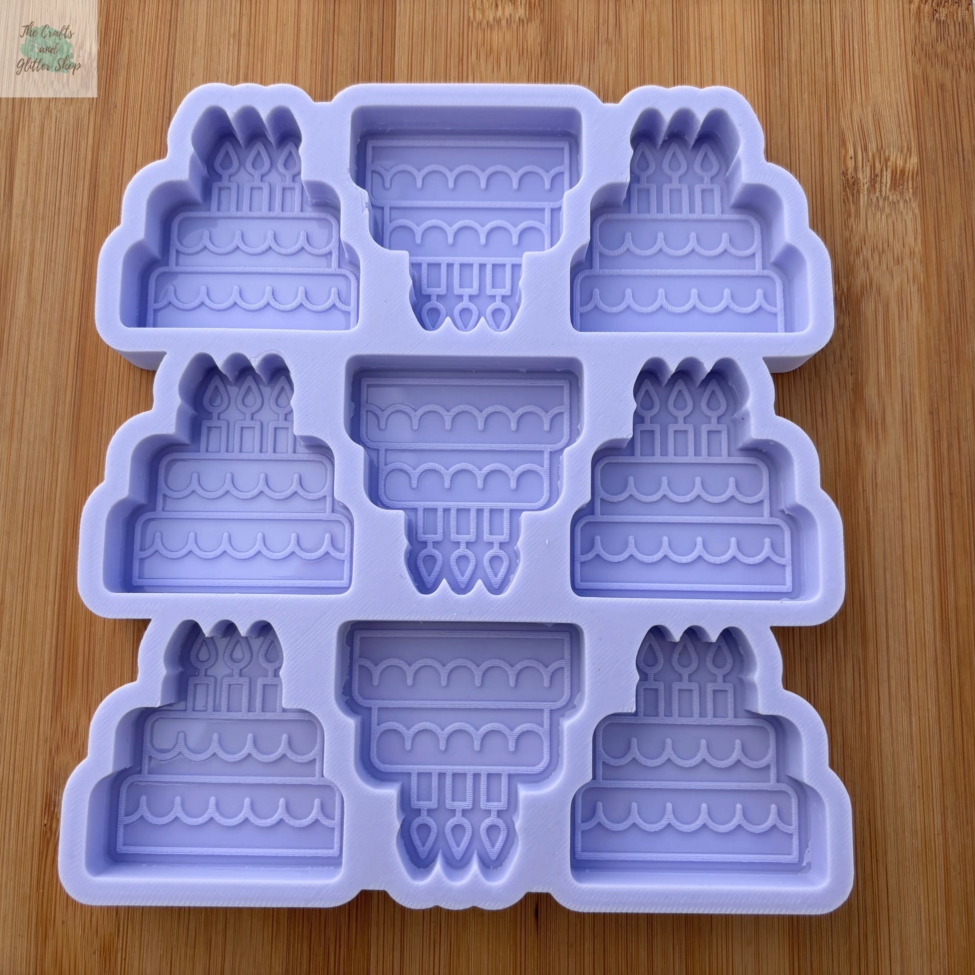 Birthday Cake Silicone Mold - The Crafts and Glitter Shop