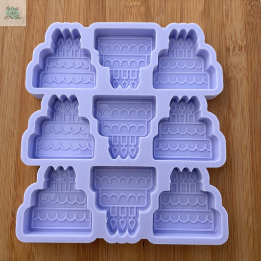 Birthday Cake Silicone Mold - The Crafts and Glitter Shop