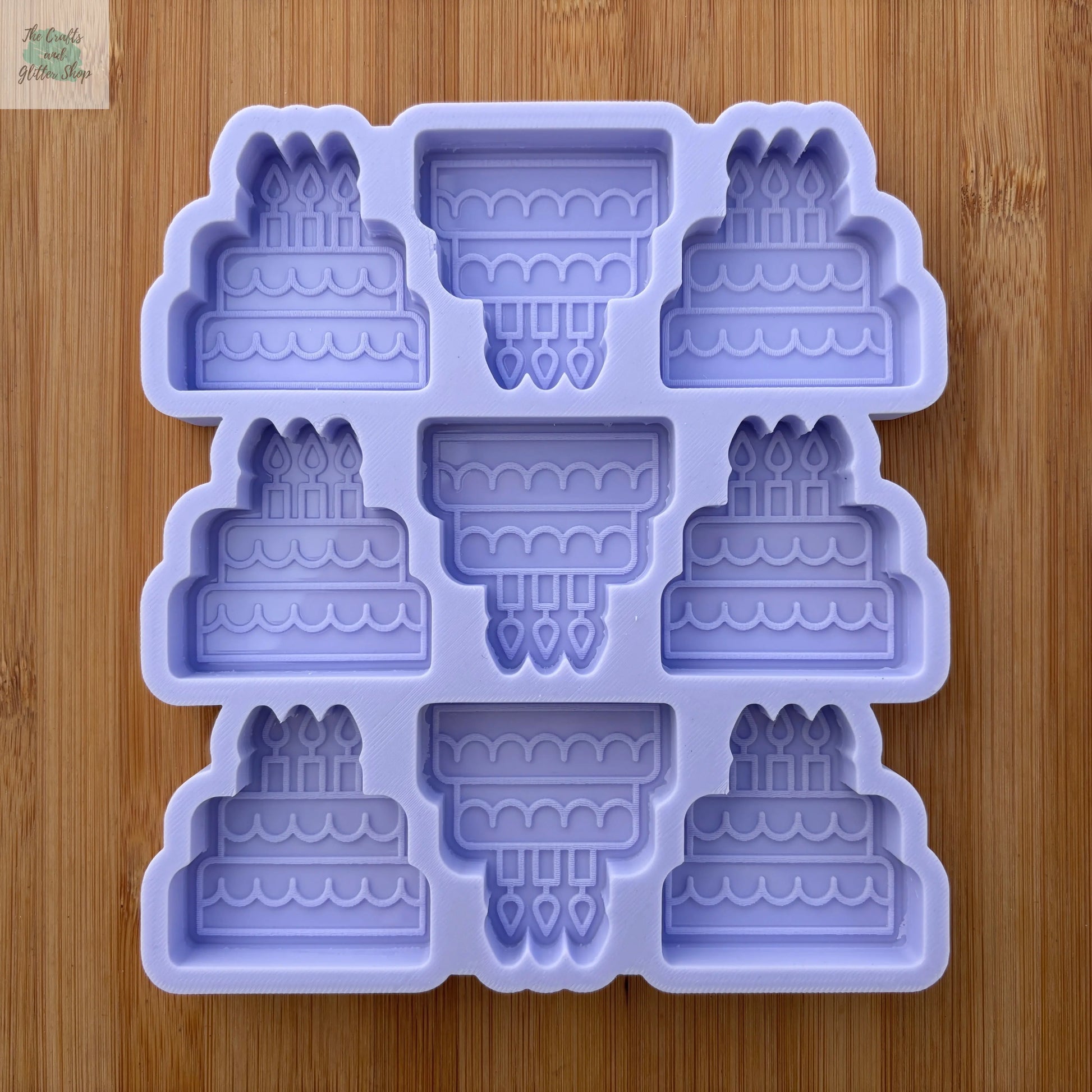 Birthday Cake Silicone Mold - The Crafts and Glitter Shop