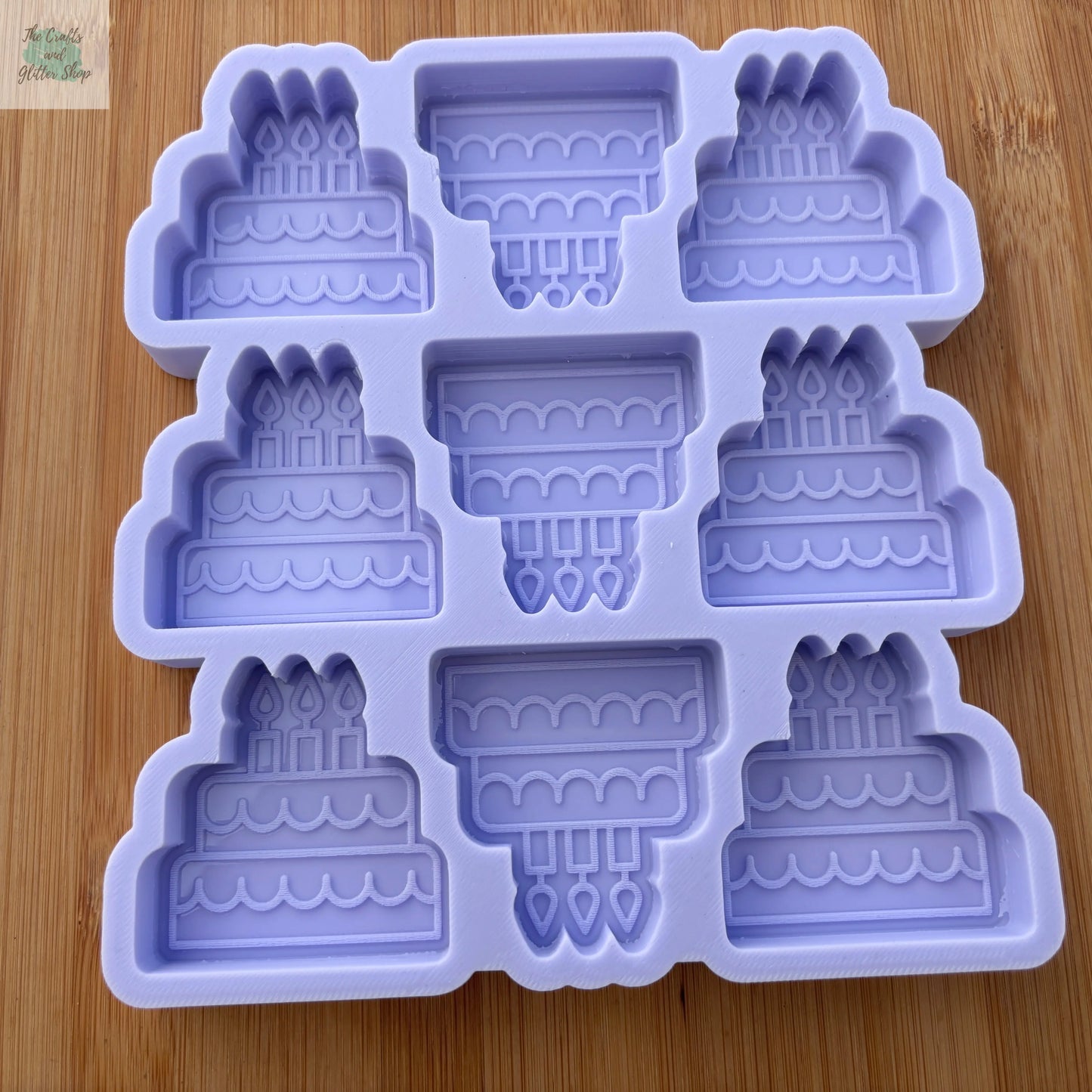 Birthday Cake Silicone Mold - The Crafts and Glitter Shop