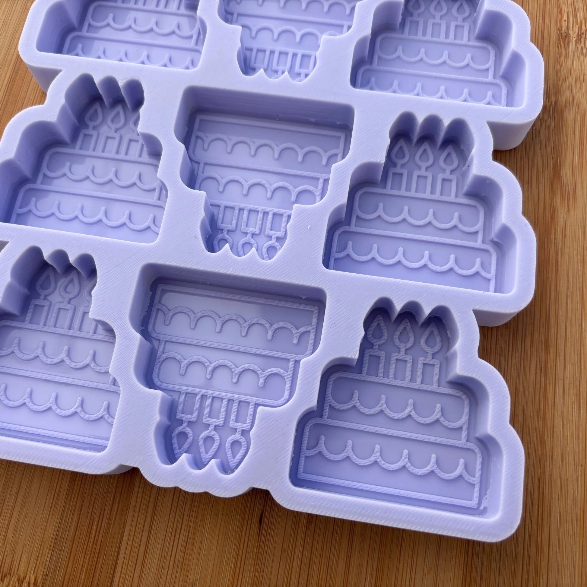 Birthday Cake Silicone Mold - The Crafts and Glitter Shop