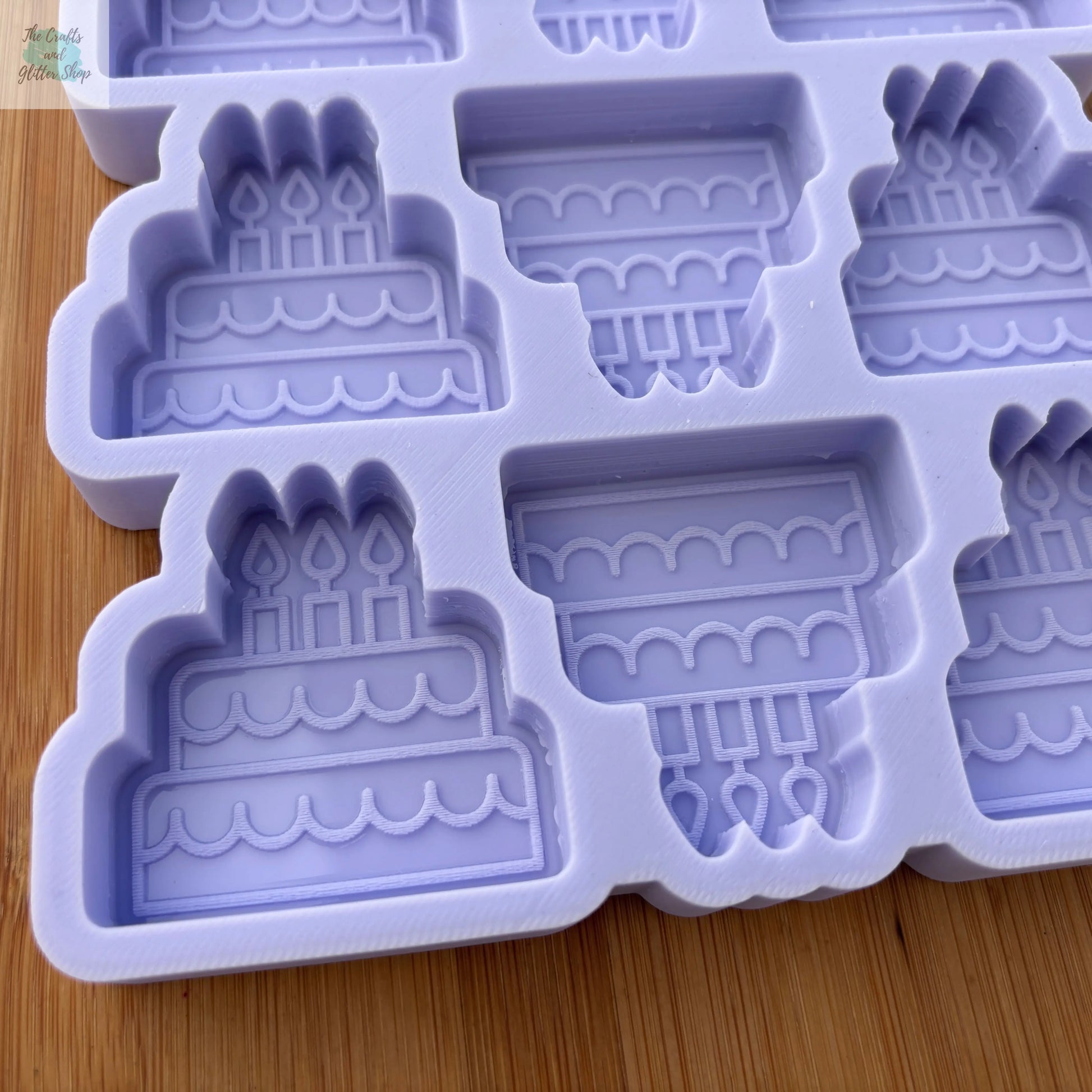 Birthday Cake Silicone Mold - The Crafts and Glitter Shop