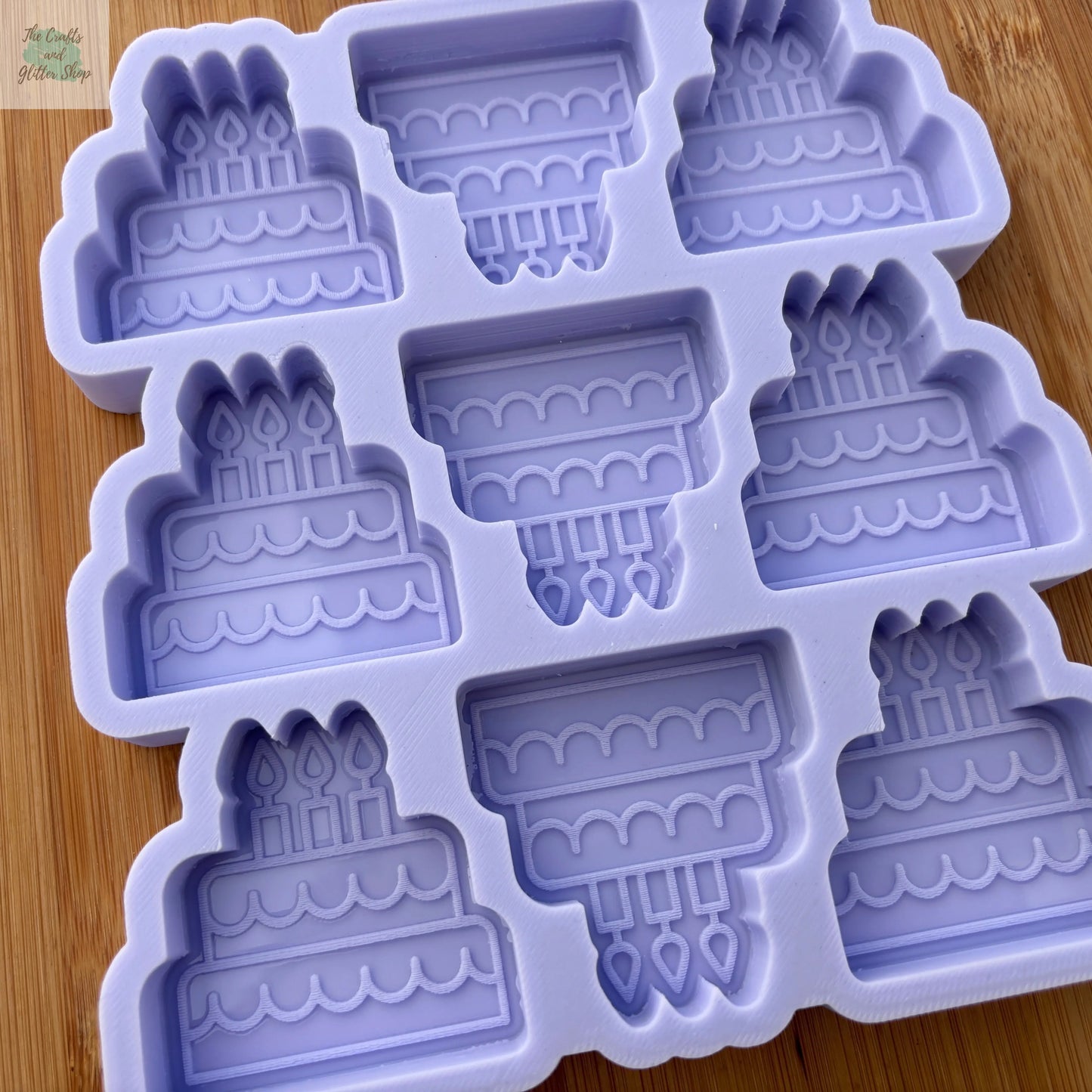 Birthday Cake Silicone Mold - The Crafts and Glitter Shop