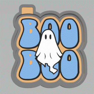 Boo Silicone Mold Housing STL File