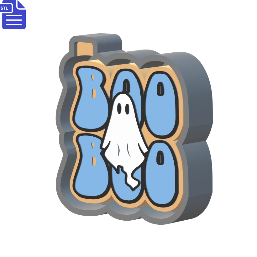 Boo Silicone Mold Housing STL File