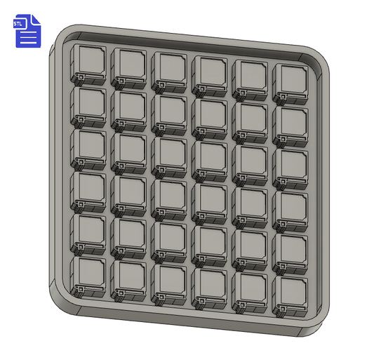 Book Silicone Mold Housing STL File