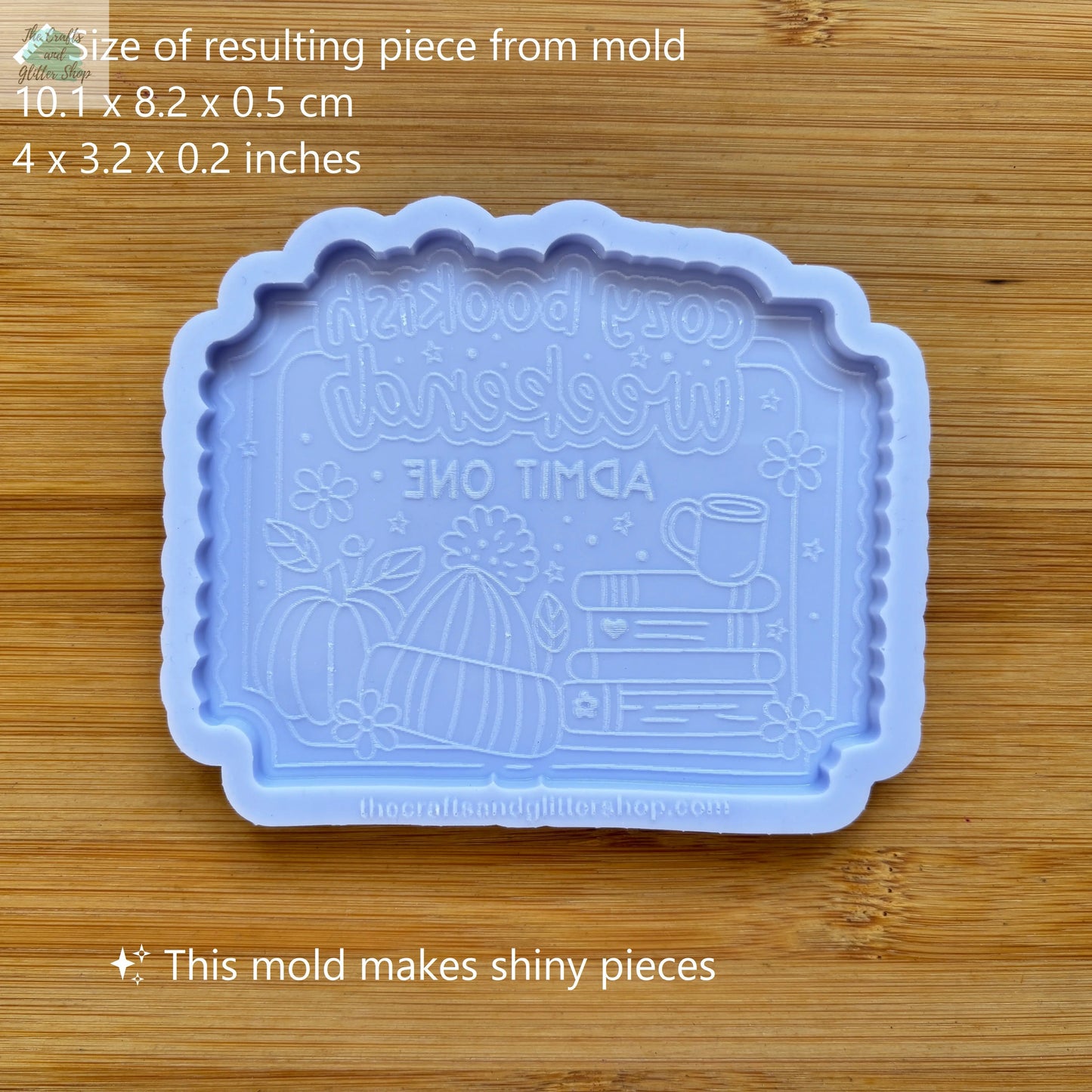 Bookish Silicone Mold - The Crafts and Glitter Shop