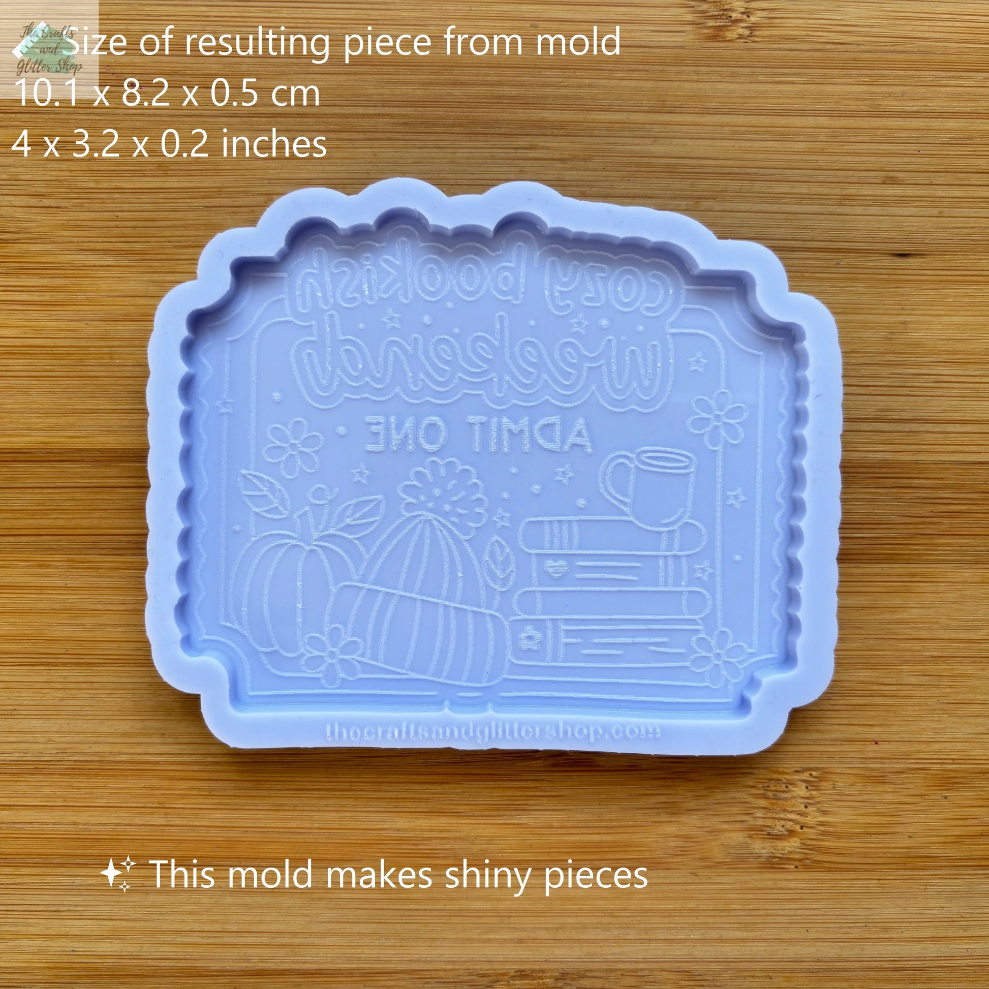 Bookish Silicone Mold - The Crafts and Glitter Shop