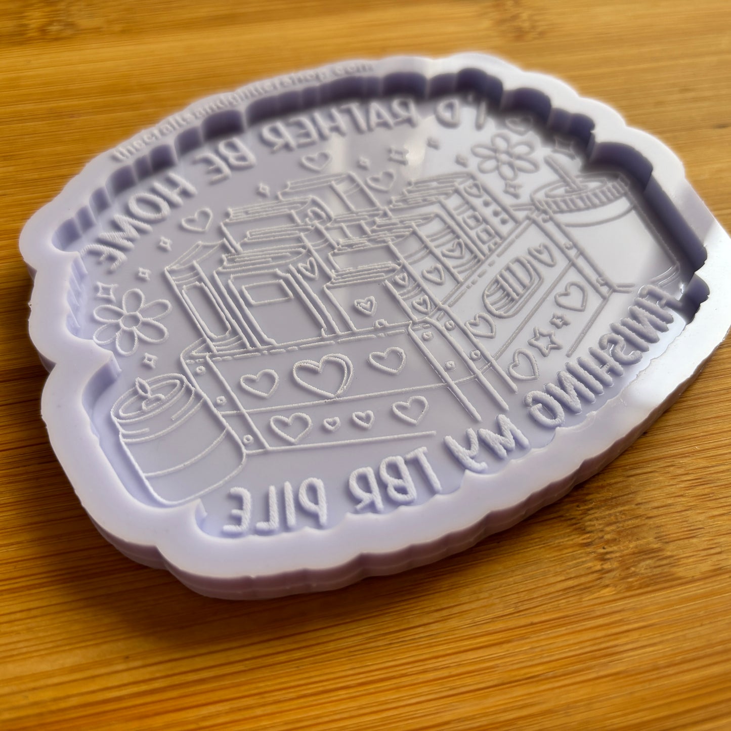 Bookish TBR Pile Silicone Mold