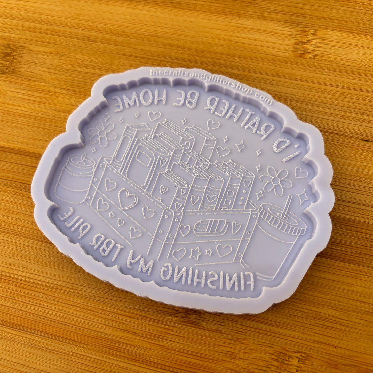Bookish TBR Pile Silicone Mold