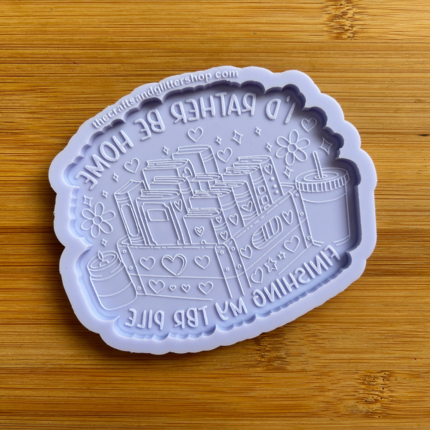 Bookish TBR Pile Silicone Mold