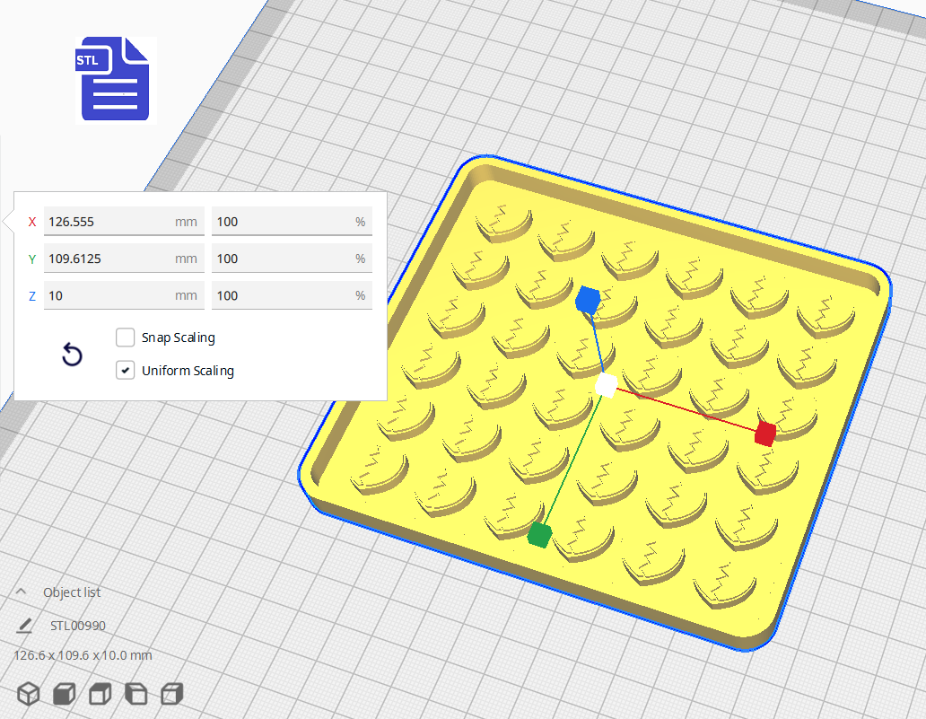 Broken Heart Palette Silicone Mold Housing STL File