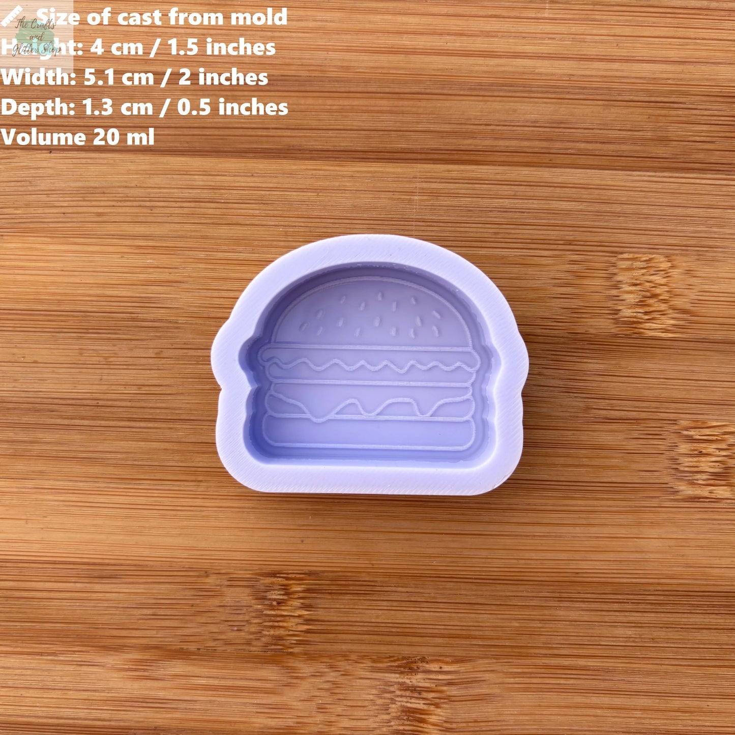 Burger Silicone Mold - The Crafts and Glitter Shop