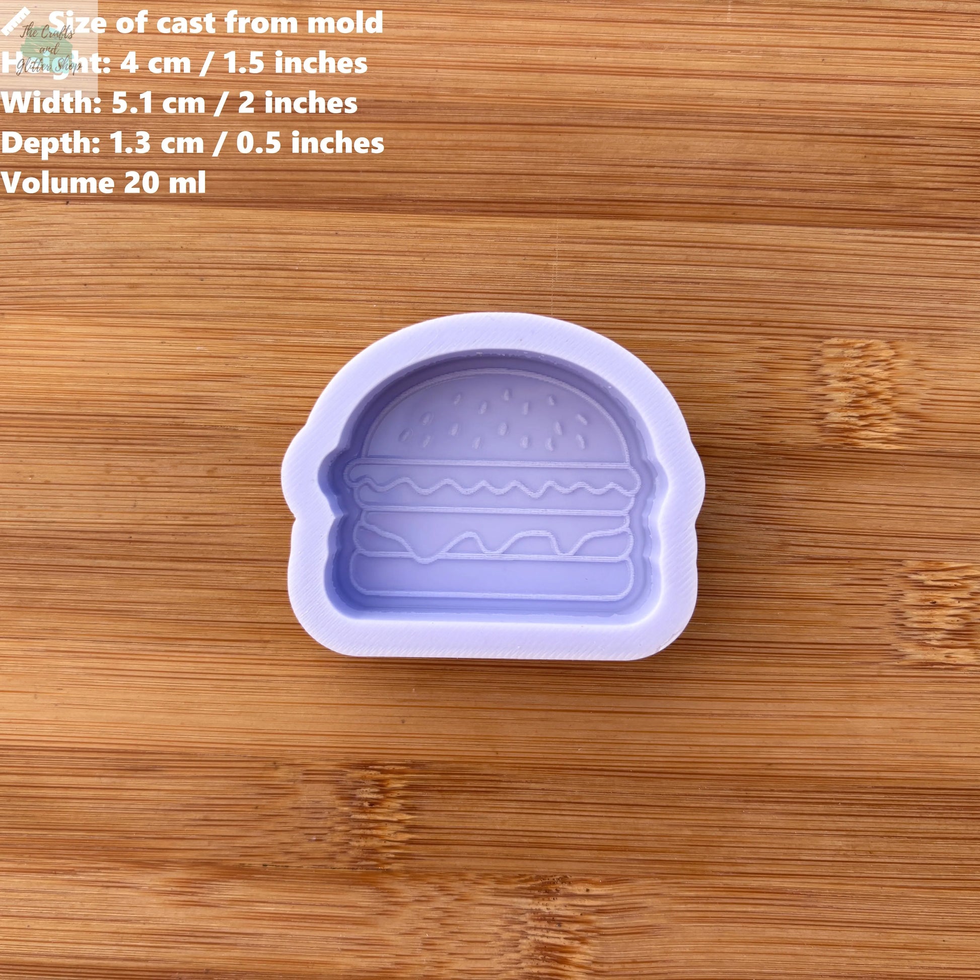 Burger Silicone Mold - The Crafts and Glitter Shop