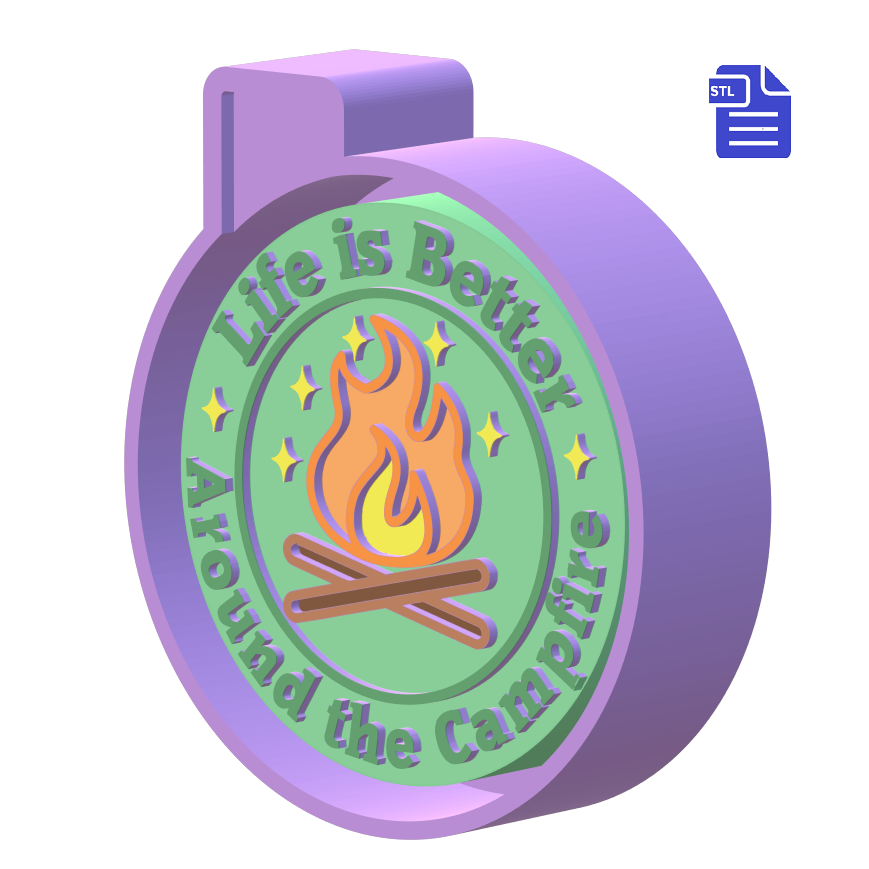 Campfire Life Silicone Mold Housing STL File