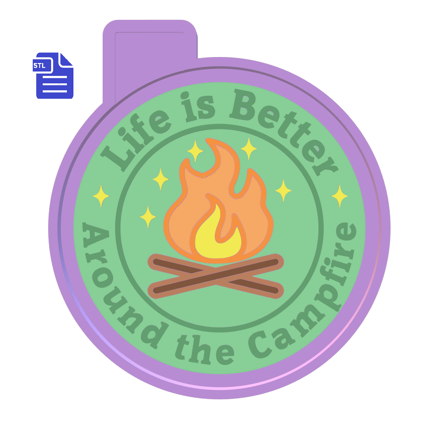 Campfire Life Silicone Mold Housing STL File