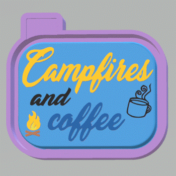 Campfires & Coffee Silicone Mold Housing STL File