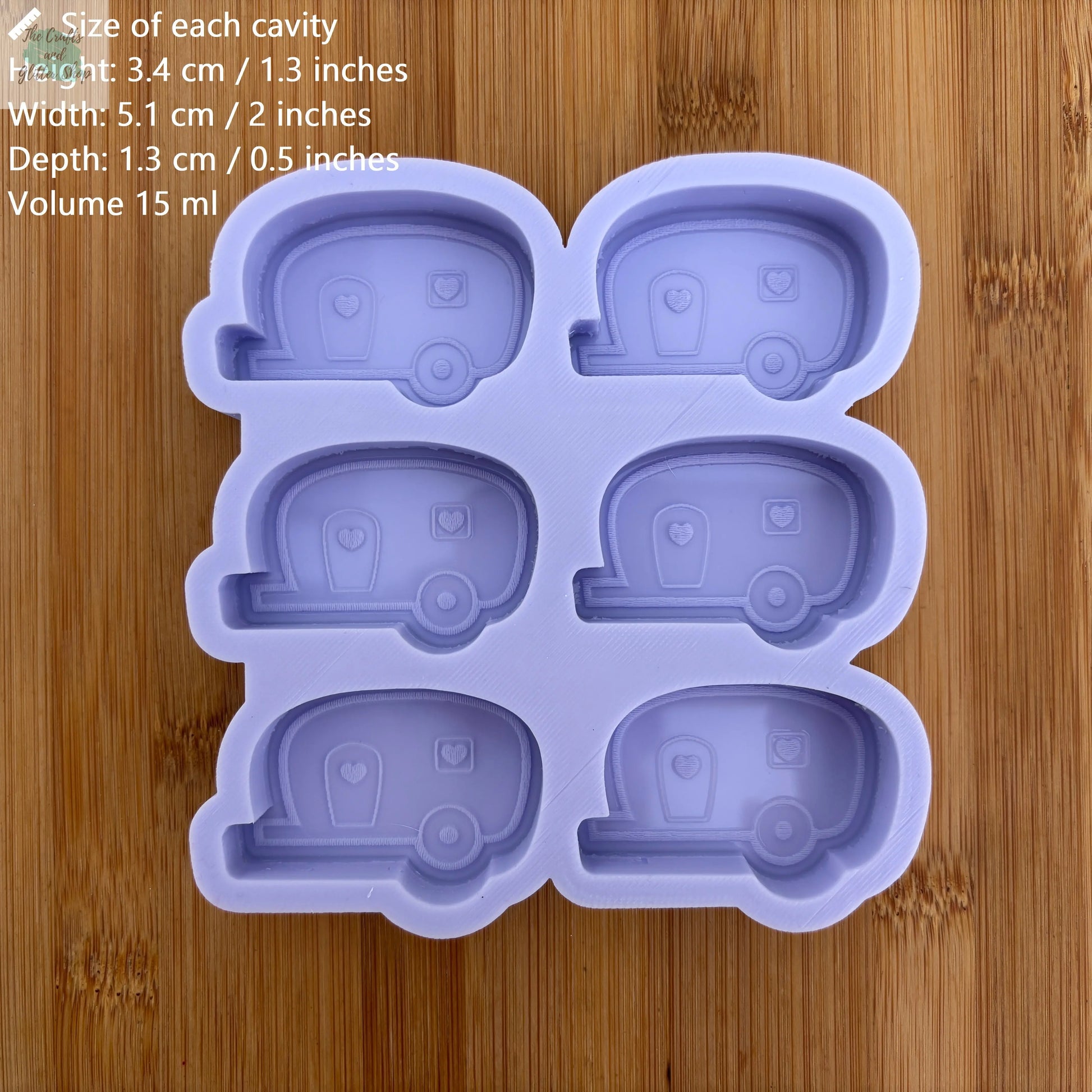 Camping RV Silicone Mold - The Crafts and Glitter Shop