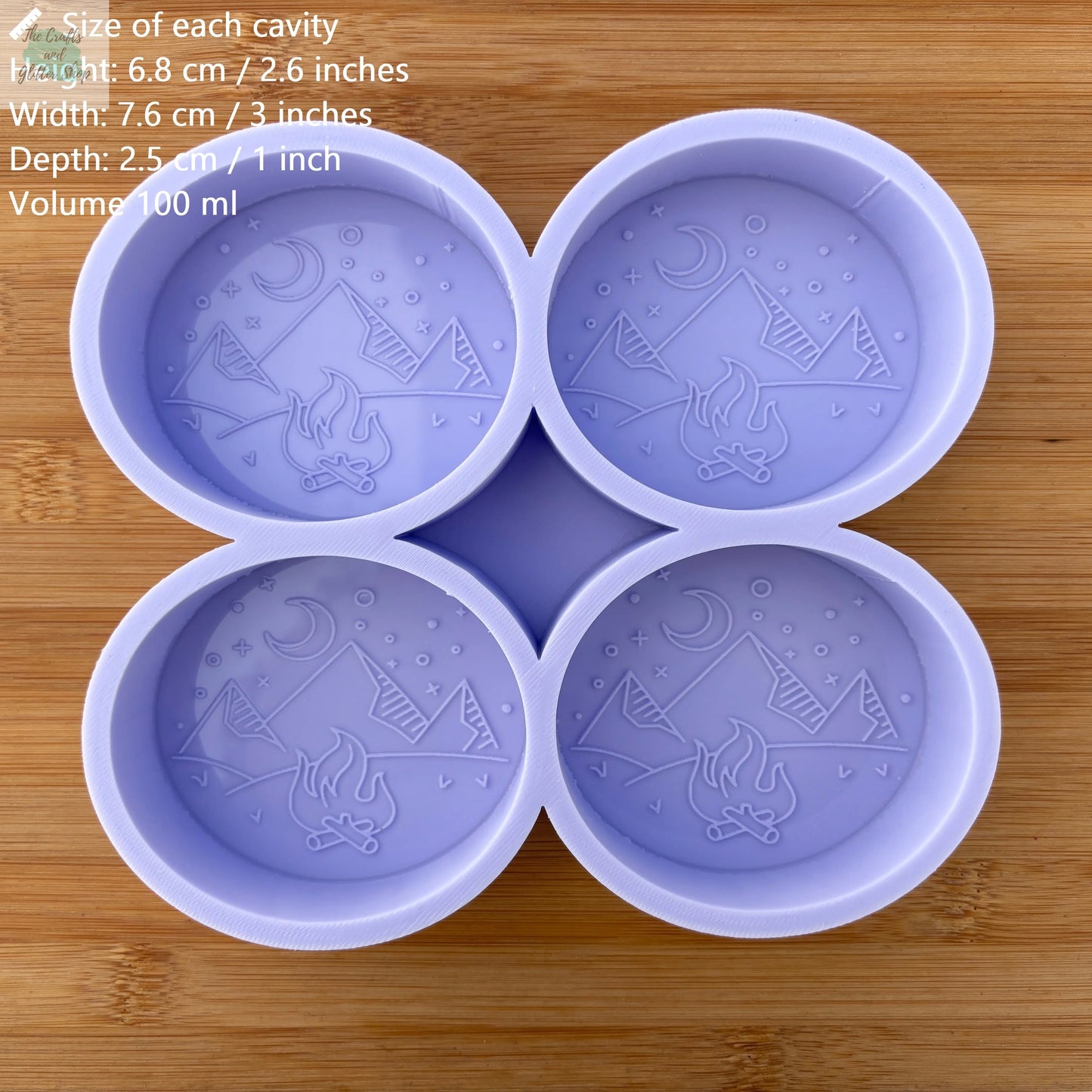 Camping Silicone Mold - The Crafts and Glitter Shop