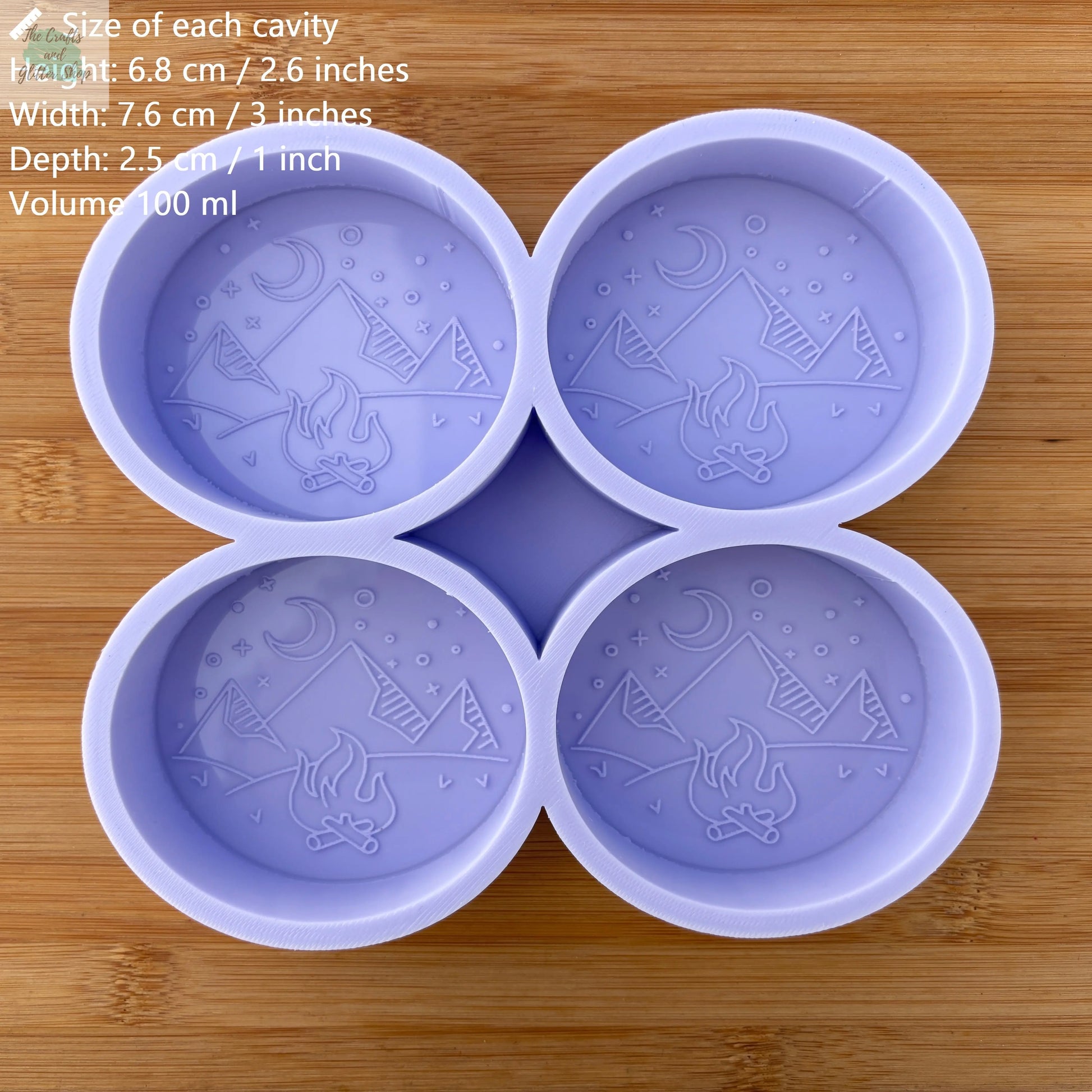 Camping Silicone Mold - The Crafts and Glitter Shop