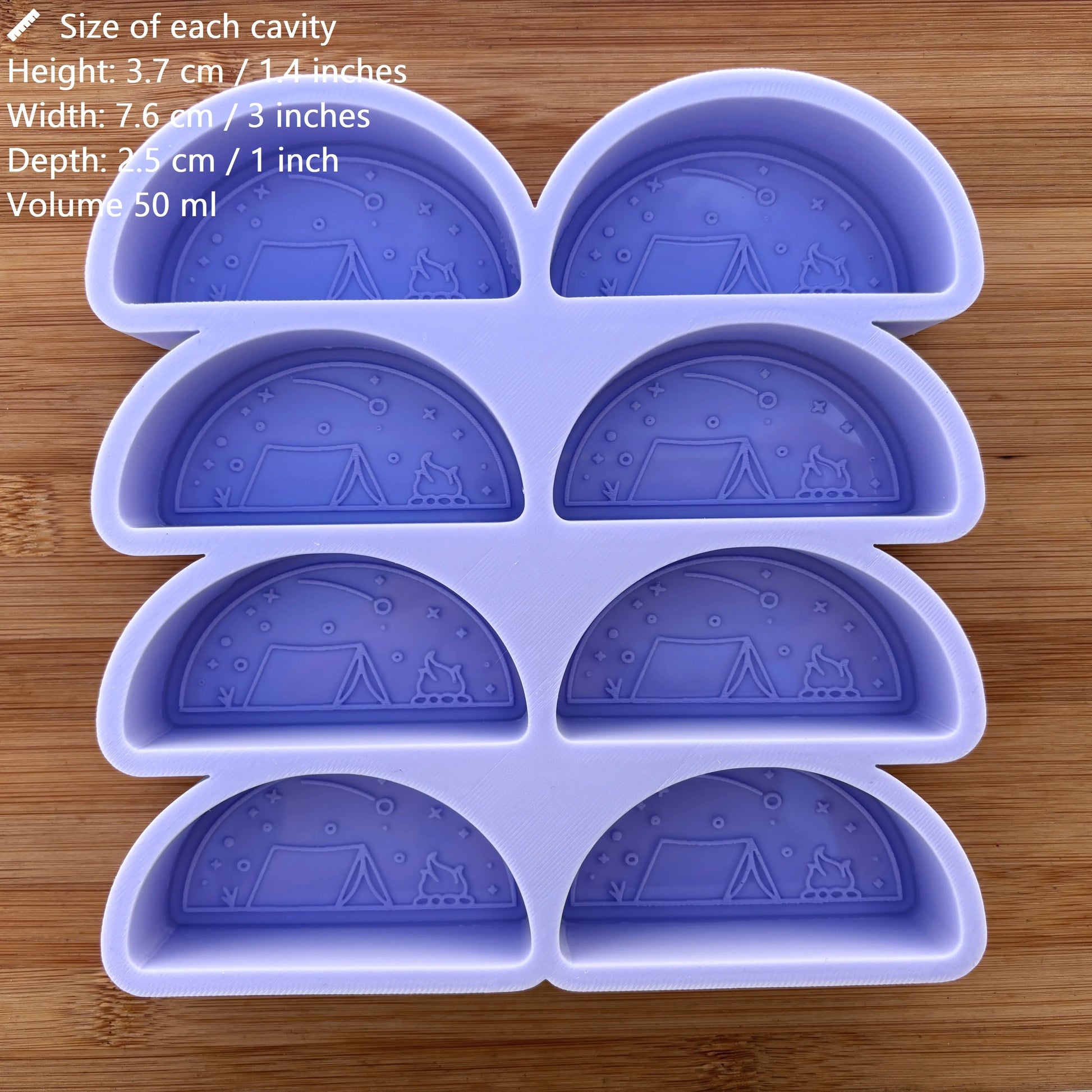 Camping Silicone Mold - The Crafts and Glitter Shop